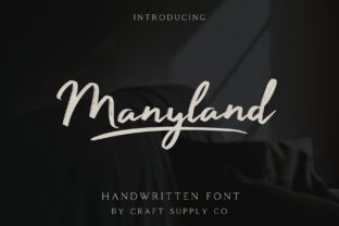 Manyland Font: The Handwritten Typeface That Brings Designs to Life