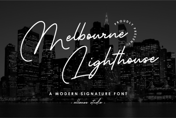 Melbourne Lighthouse – A Modern Signature Font Worth Exploring