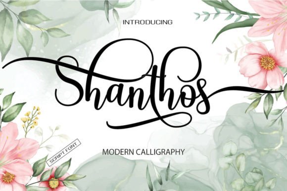 Shanthos Script Font — A Premium Creative Typeface