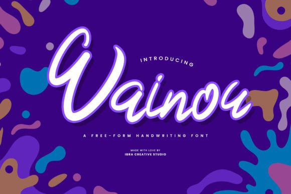 Wainou: A Handwritten Font Bursting with Personality